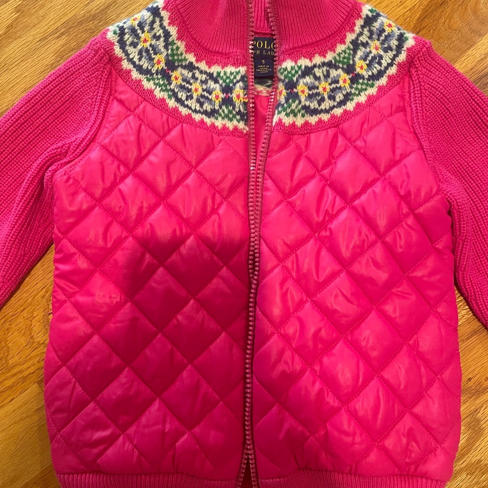Polo Ralph Lauren Girls Wool Sweater Jacket